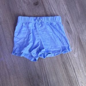 These shorts are from the children’s place. They are a light blue.